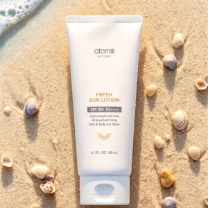 Atomy Fresh Sun Lotion – lengvas SPF 50+ losjonas veidui ir kūnui